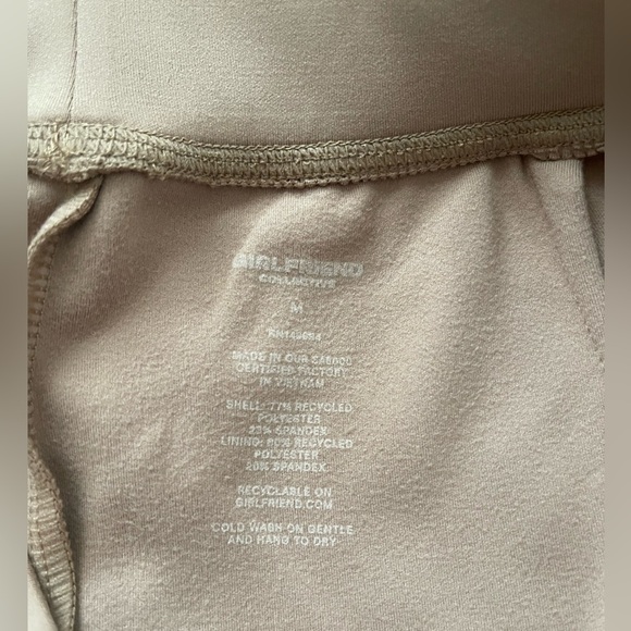 NWT Girlfriend Collective Luxe Wide Leg Pants Tan - Picture 4 of 5